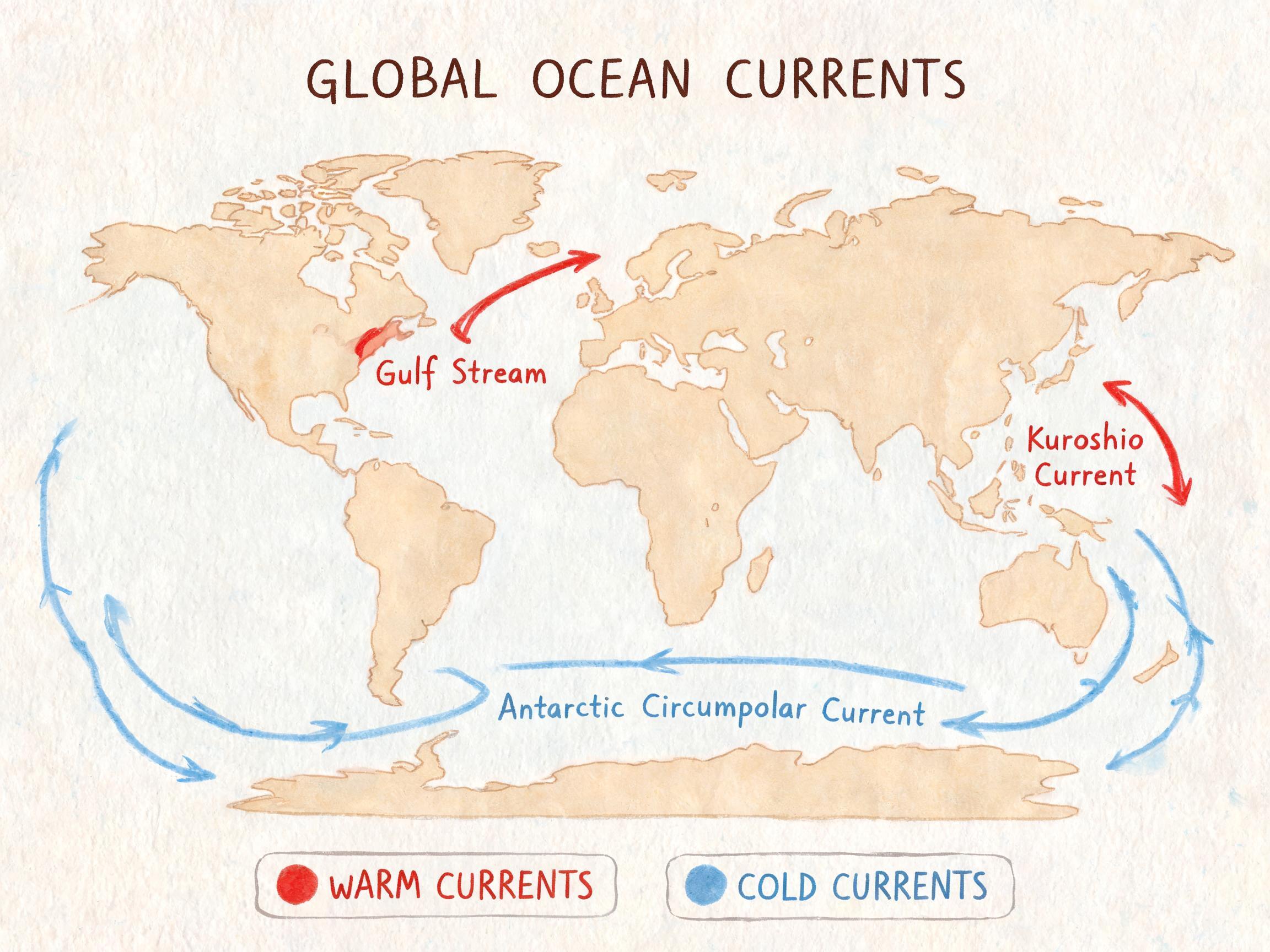 洋流的海上公路