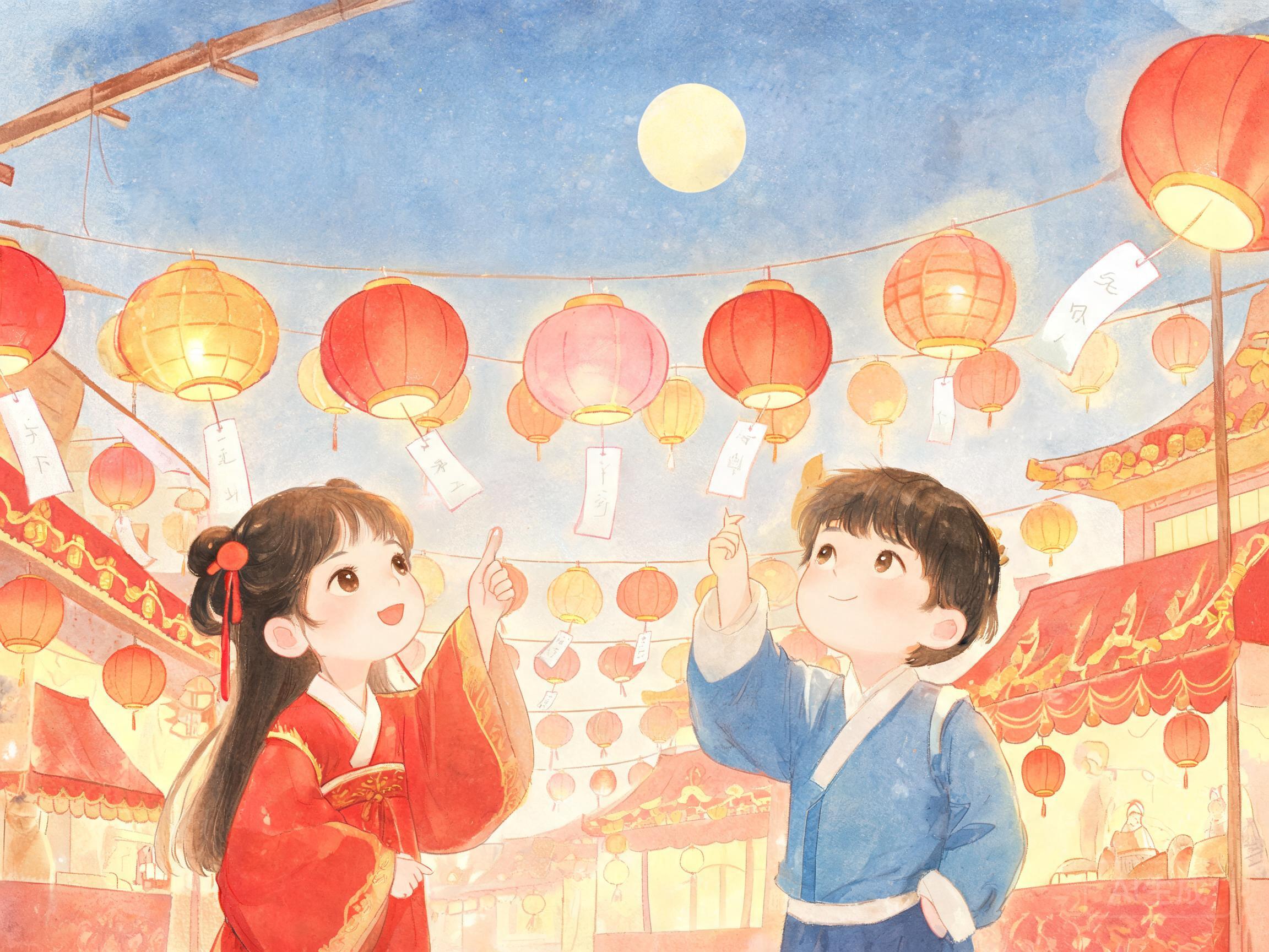 元宵节的灯谜