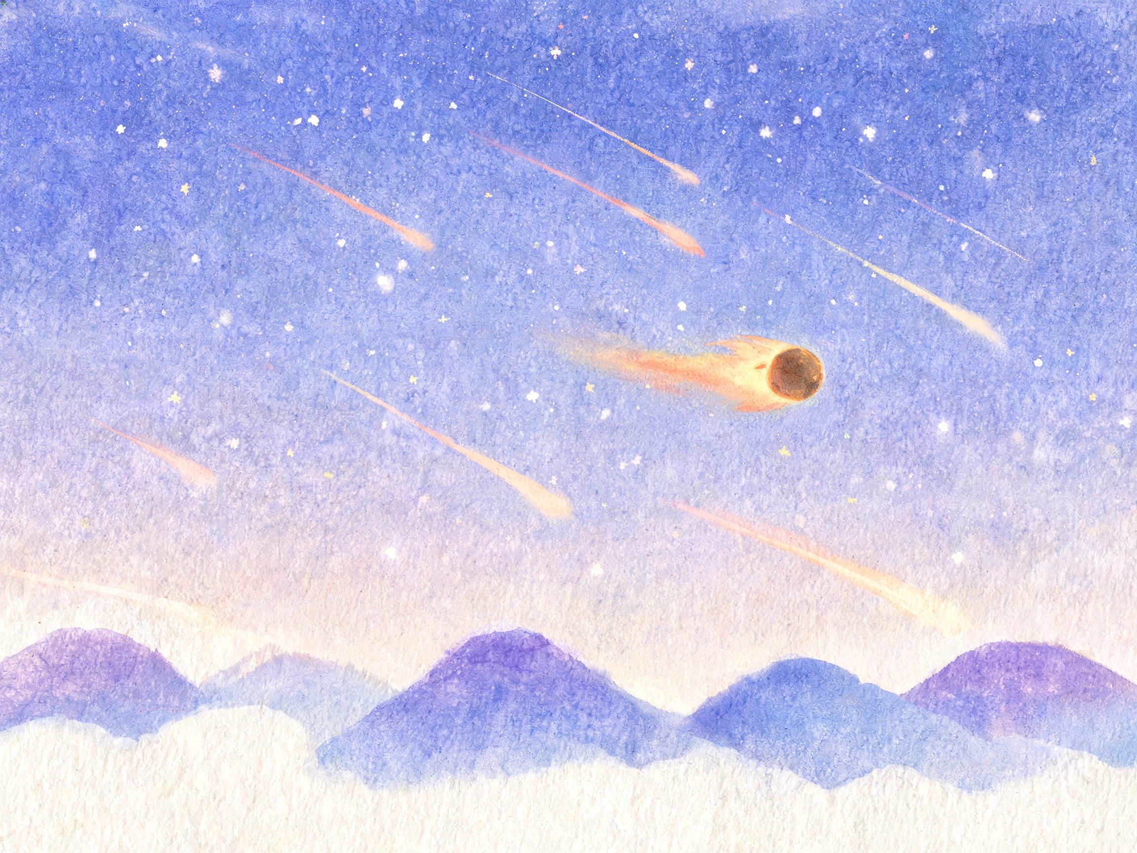 流星不是星