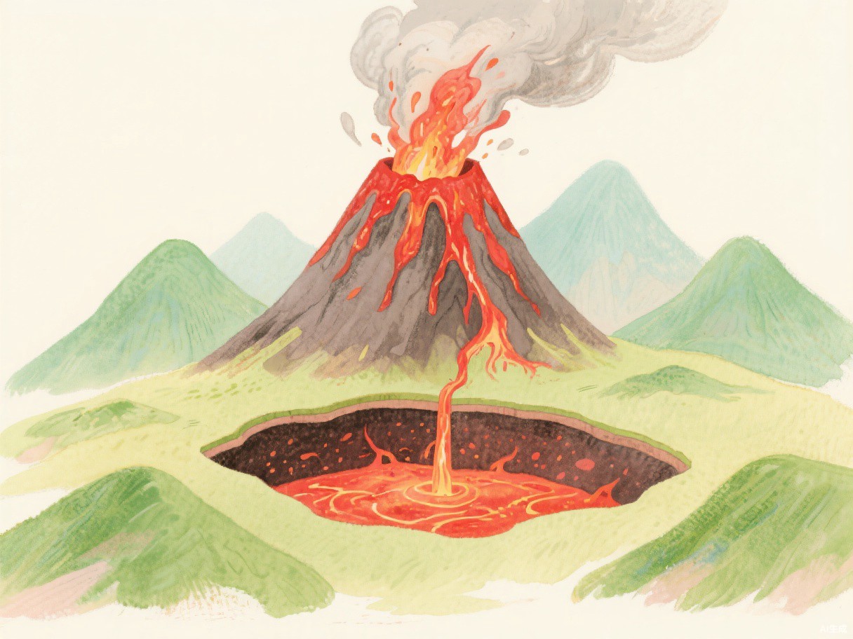 火山是怎么形成的