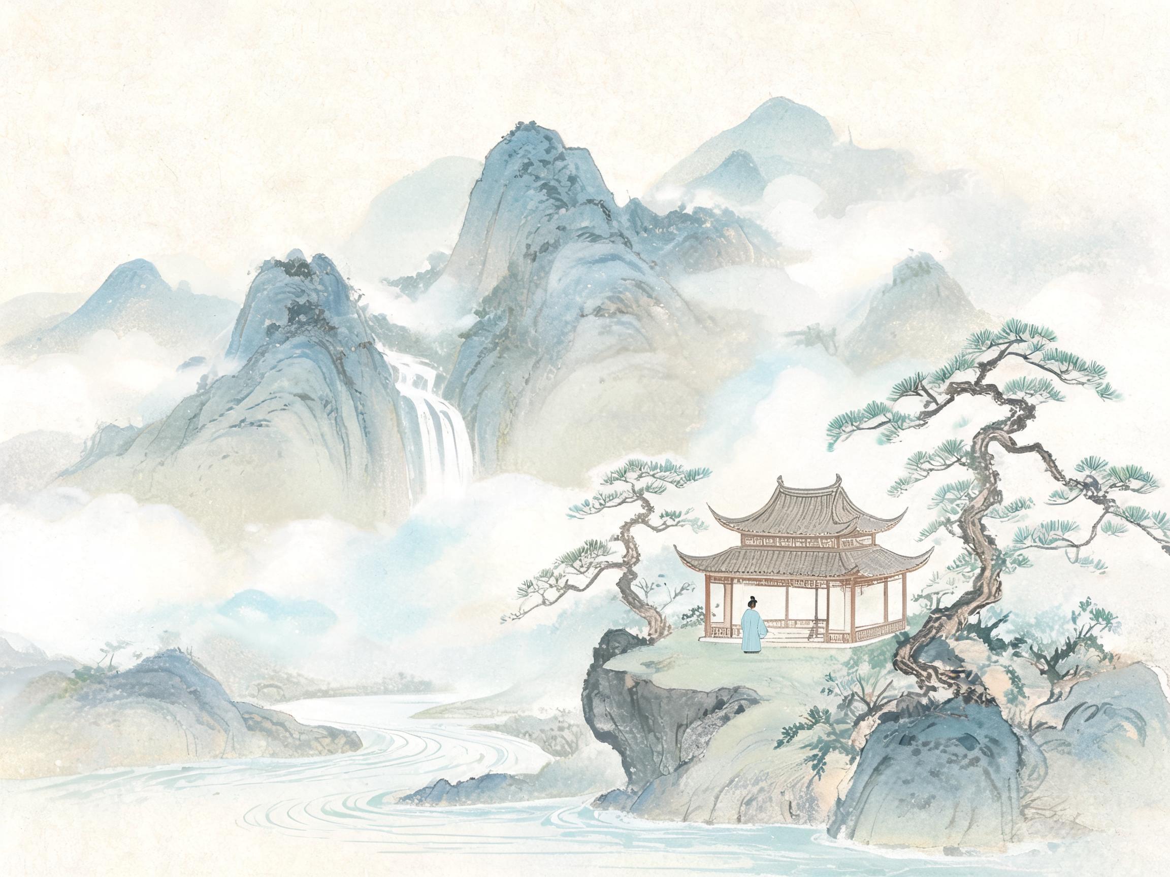 山水画里的天地