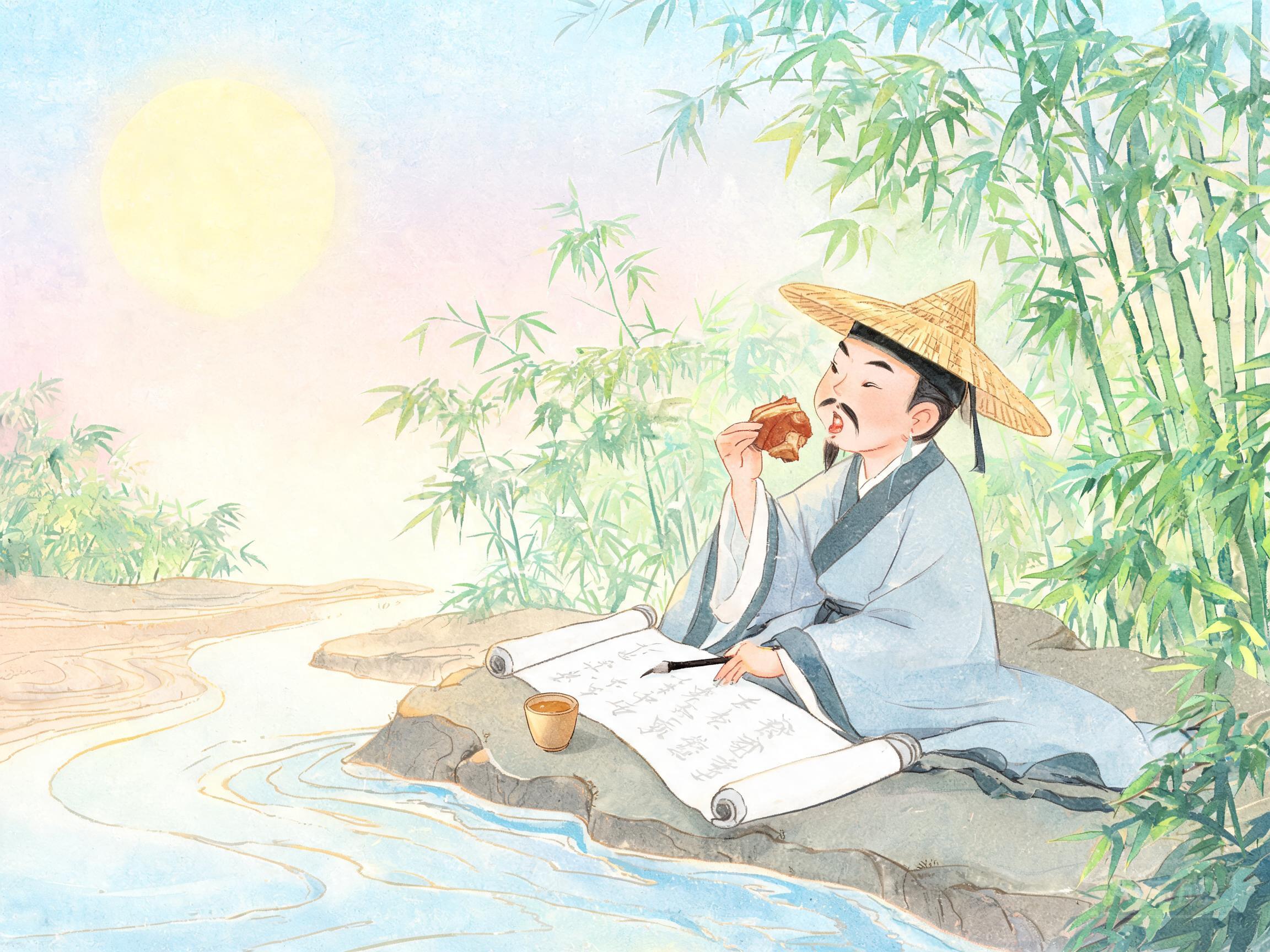 苏东坡越贬越乐天