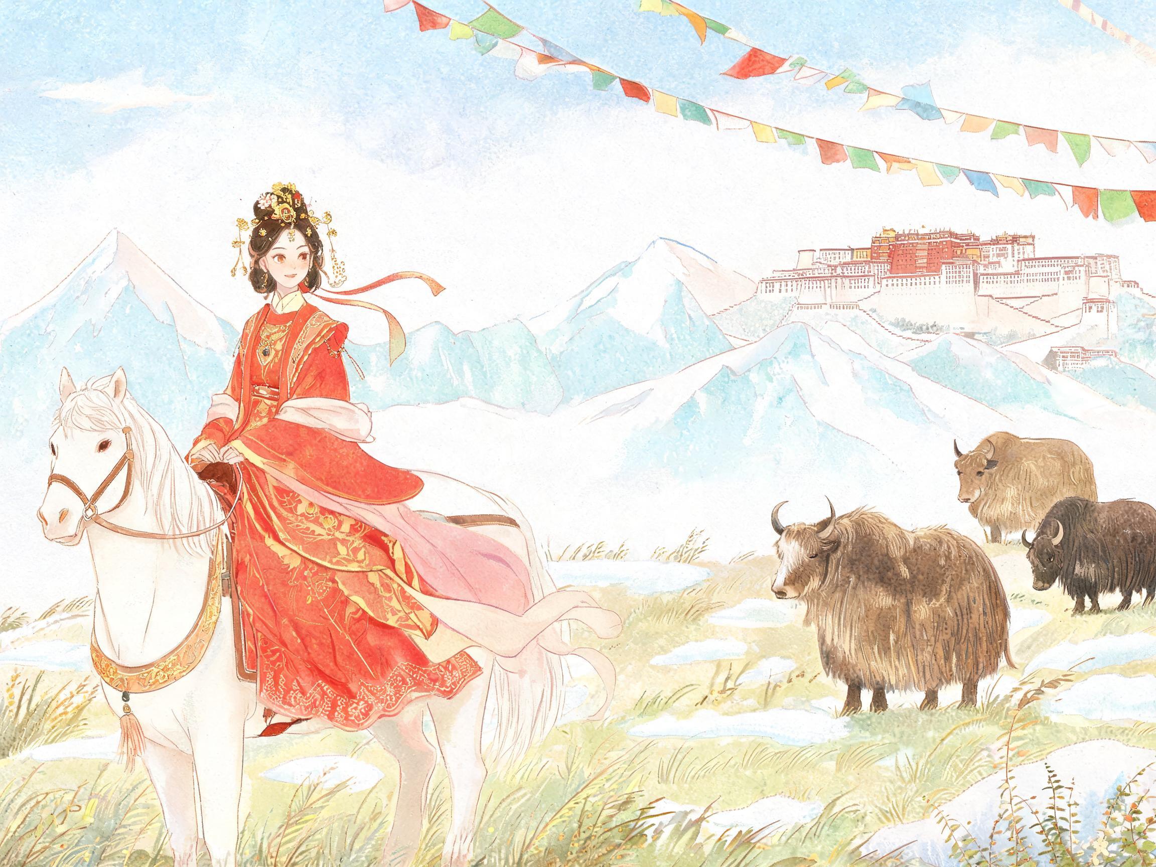 文成公主嫁到雪域