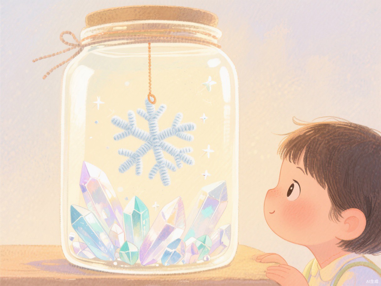 自己种一朵水晶雪花