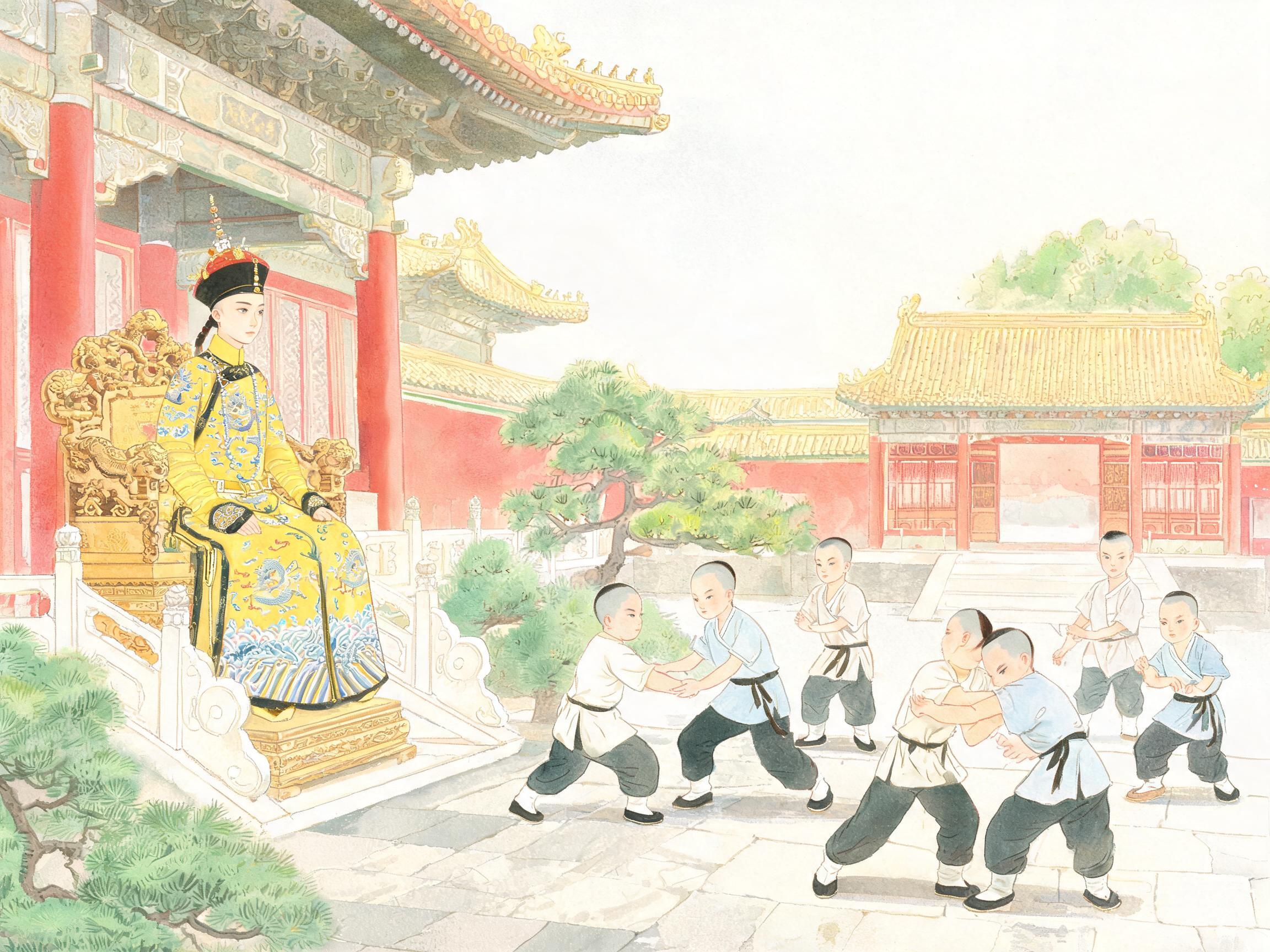少年康熙擒鳌拜