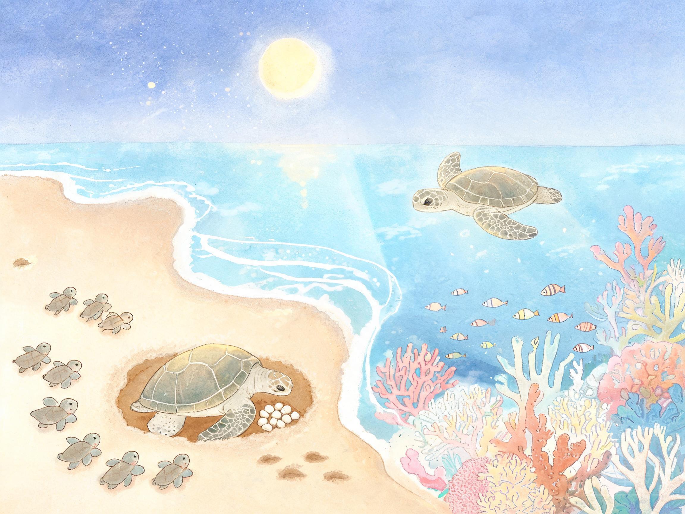 海龟的万里回家路